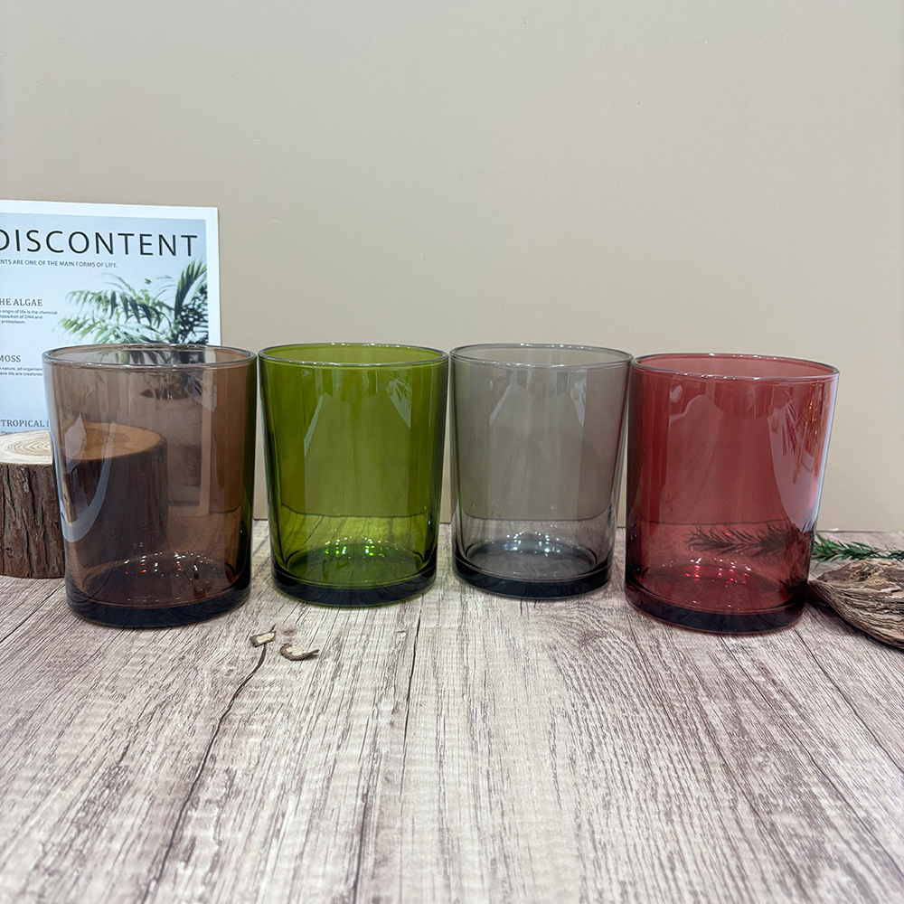 Candle Supplies Glass Jars - Frascos de Velas Coloridos de 16,9oz,
