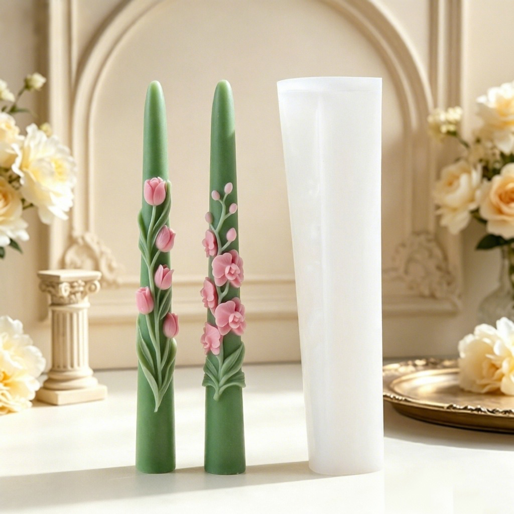 Candle Supplies Storage - Molde de Silicone para Vela Cônica