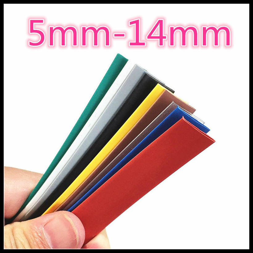 Shrink Sleeve Pvc - 1 medidor 2:1 9 cores 5mm