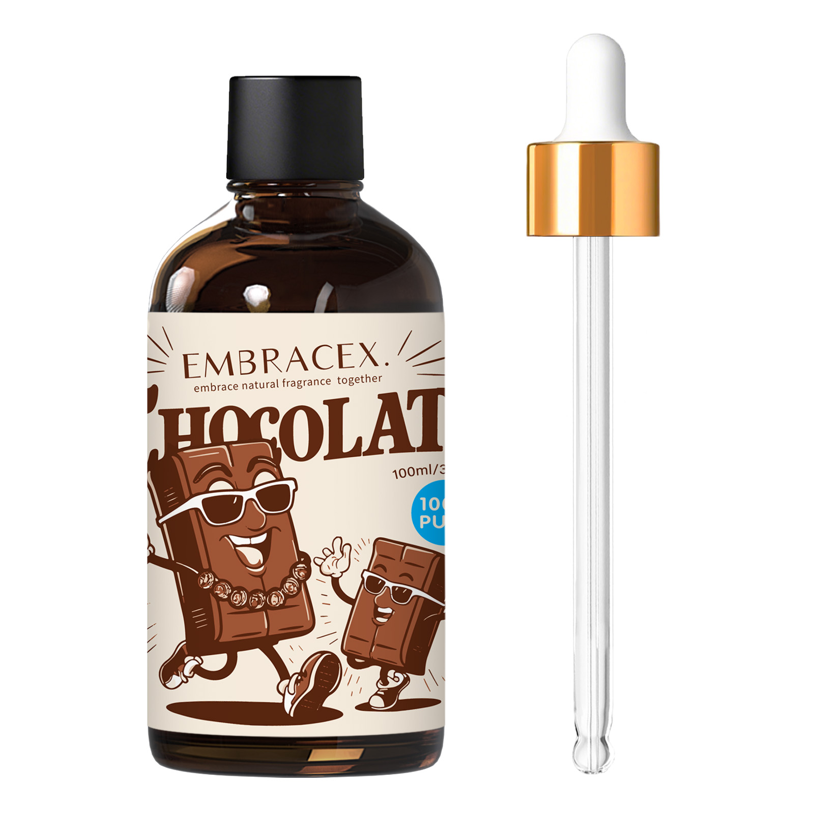Candle Supplies Fragrance Oil - Óleo essencial de chocolate 100ml para