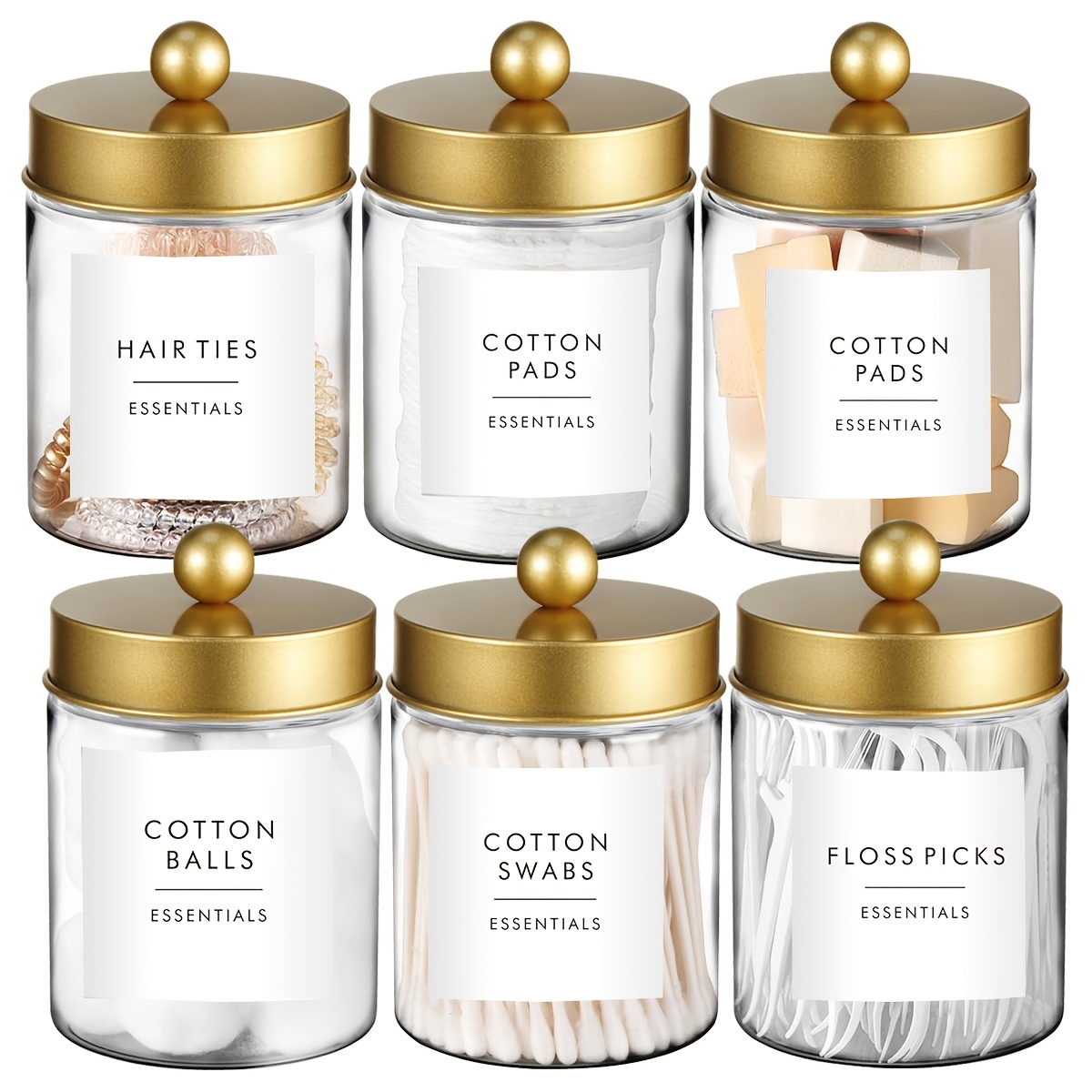 Mason Jar 8Oz - Dispensador de Cotonetes - Potes de