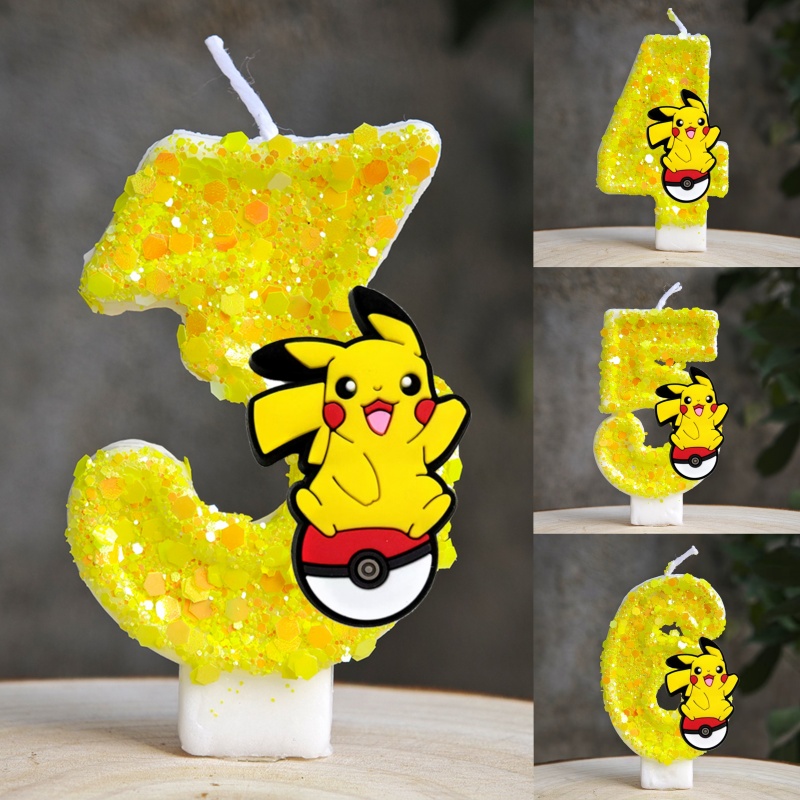 Zebra Candle Supplies - Pokemon pikachu vela monstro digital crianças