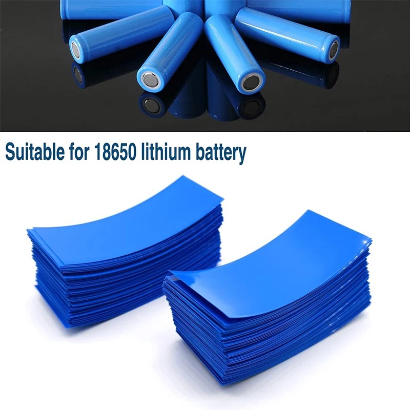 Shrink Sleeve Pvc - 100 pces plana pvc tubo termo