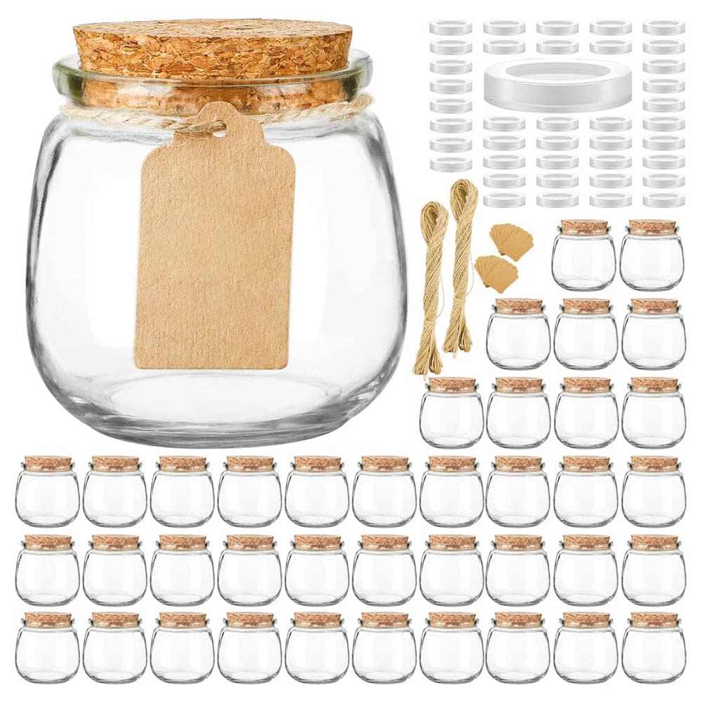Candle Supplies Glass Jars - Frascos de vela vazios de 200ml