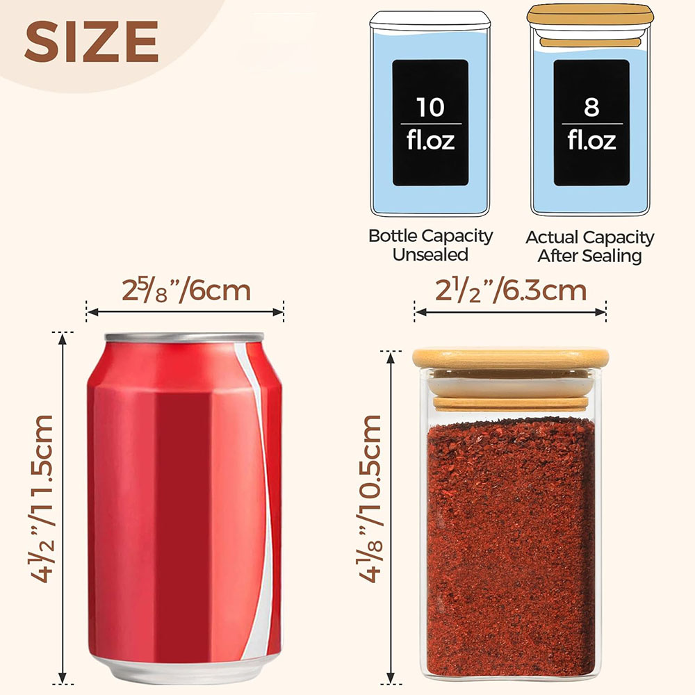Potes de vidro para temperos c - Mason Jar 8Oz avaliação e preço