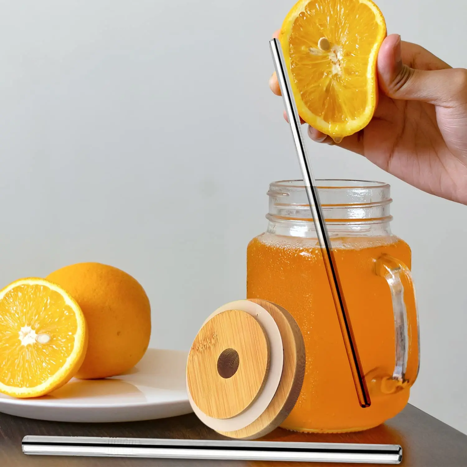 Reutilizável suco de frutas fr - Mason Jar 8Oz avaliação e preço