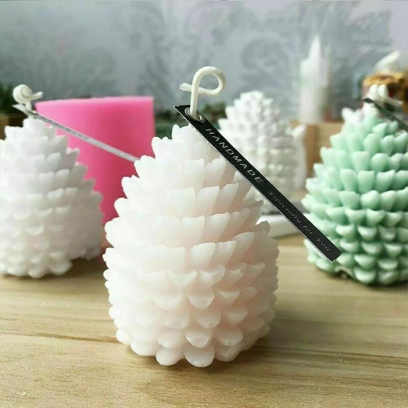 Molde de pinhas de design clás - Candle Supplies For Sale avaliação e preço