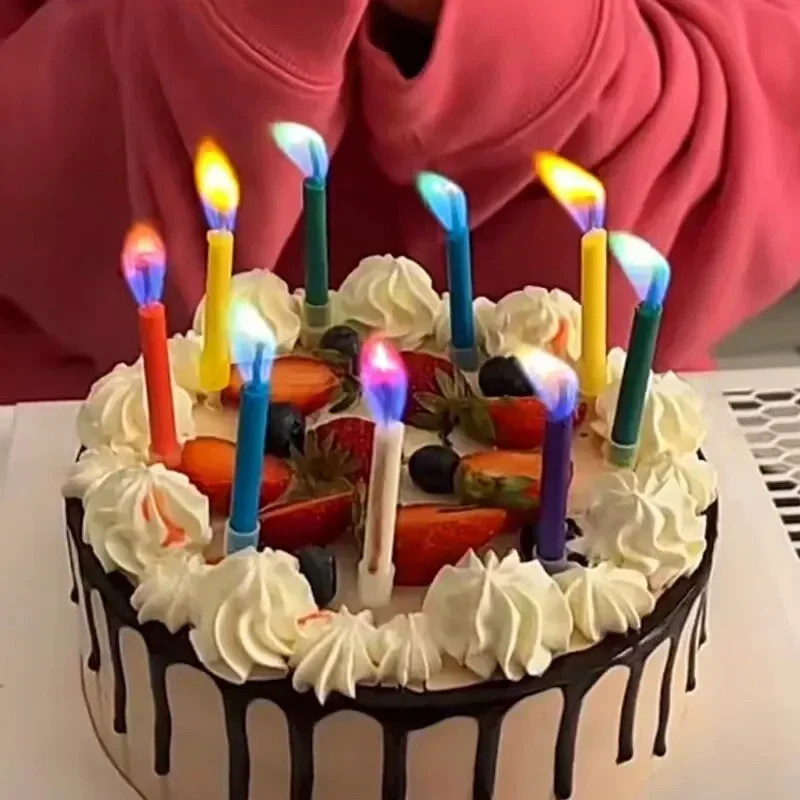 6 pçs colorido fontes de festa - Zebra Candle Supplies avaliação e preço