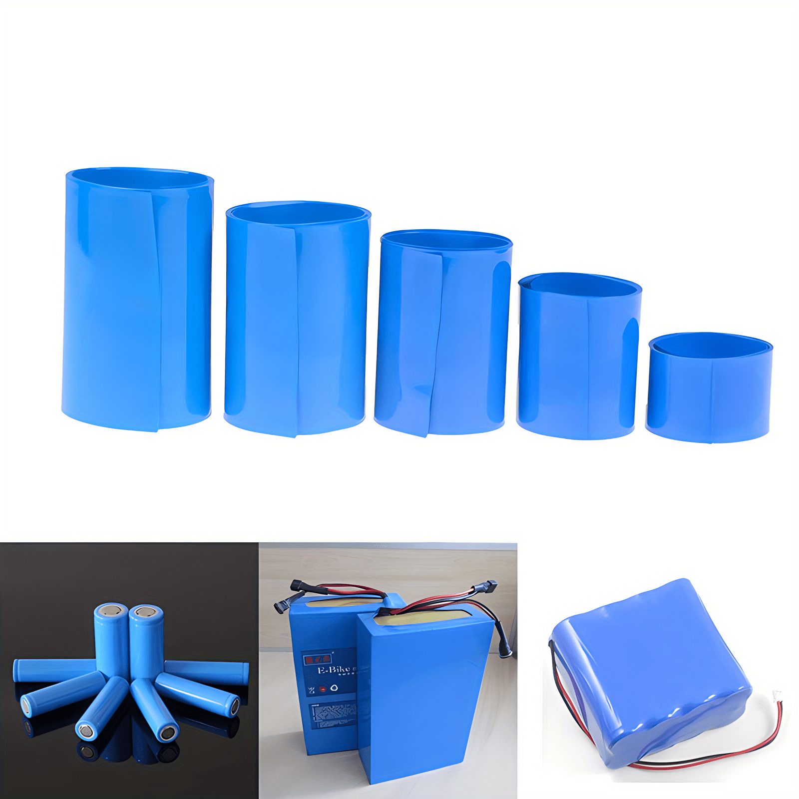 18650 21700 26650 bateria lipo - Shrink Sleeve Pvc avaliação e preço