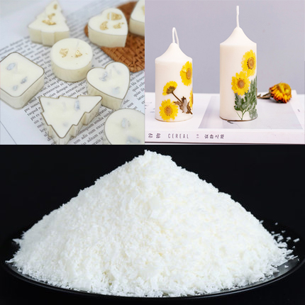 250g/500g cera de soja natural - Candle Supplies Storage avaliação e preço