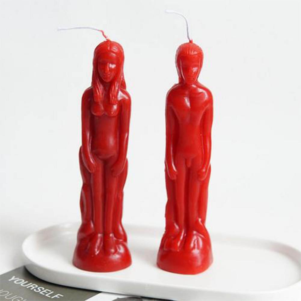 Diy molde de vela humanóide mo - Candle Supplies Storage avaliação e preço