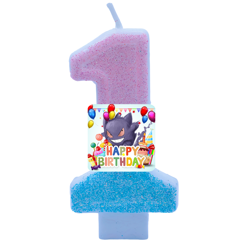 Velas Temáticas Pokémon Gengar - Zebra Candle Supplies avaliação e preço
