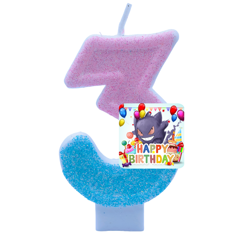 Velas Temáticas Pokémon Gengar - Zebra Candle Supplies avaliação e preço