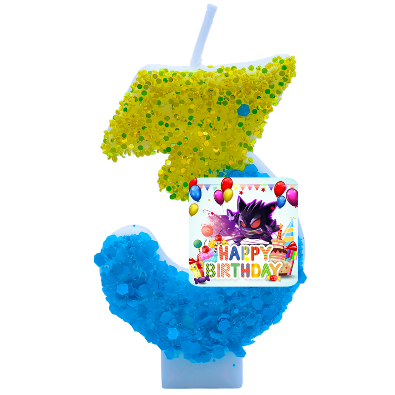 Velas Temáticas Pokémon Gengar - Zebra Candle Supplies avaliação e preço