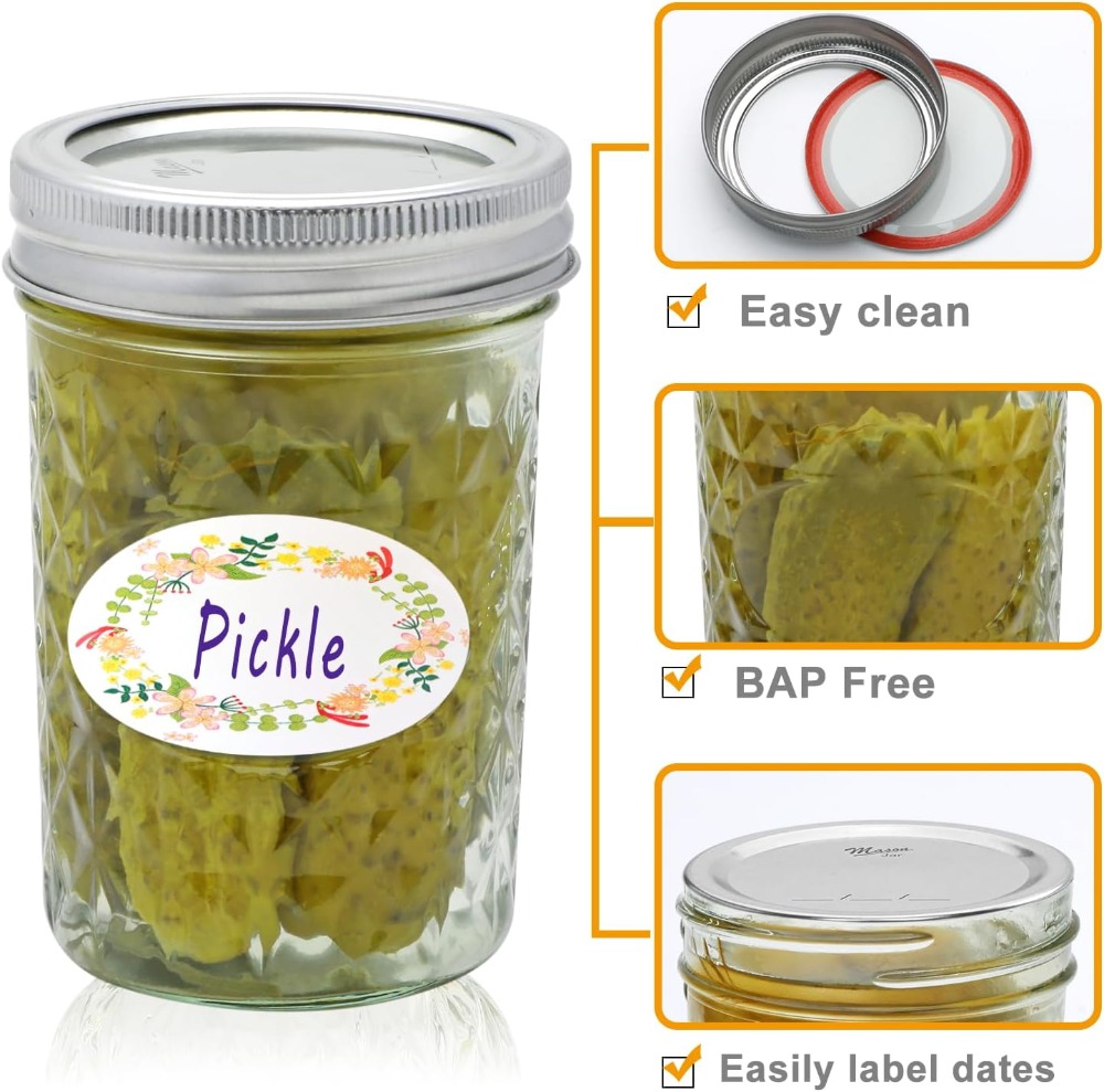 Pacote com 30 Frascos de Vidro - Mason Jar 8Oz avaliação e preço