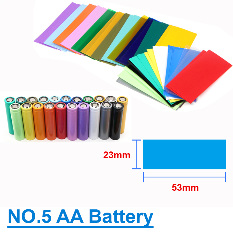 25 ~ 500 peças aa/aaa/18650/21 - Shrink Sleeve Pvc avaliação e preço