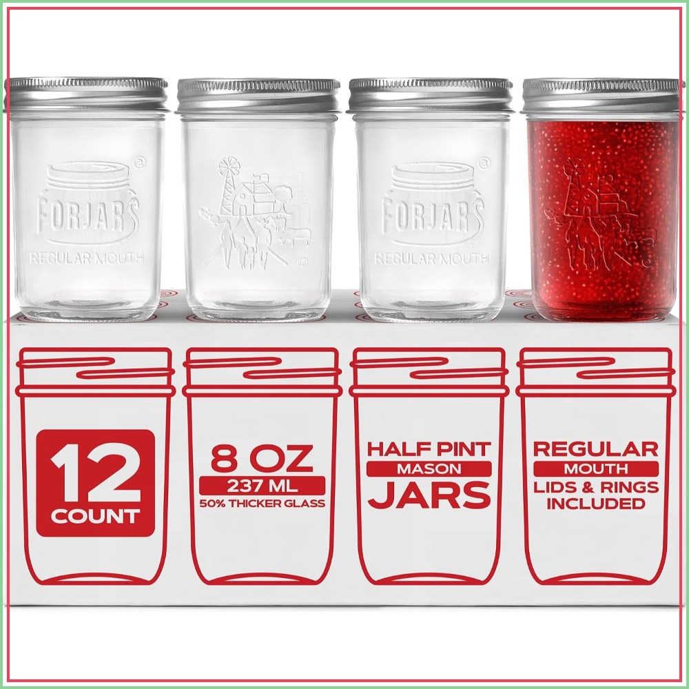 Frascos Mason Premium de 8oz c - Mason Jar 8Oz avaliação e preço