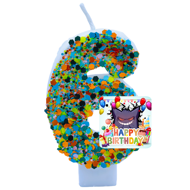 Velas Temáticas Pokémon Gengar - Zebra Candle Supplies avaliação e preço
