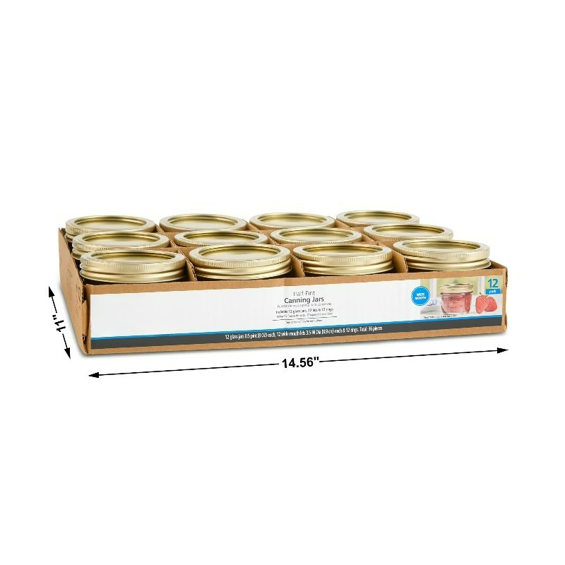 Frascos de Vidro Mason de 8 oz - Mason Jar 8Oz avaliação e preço