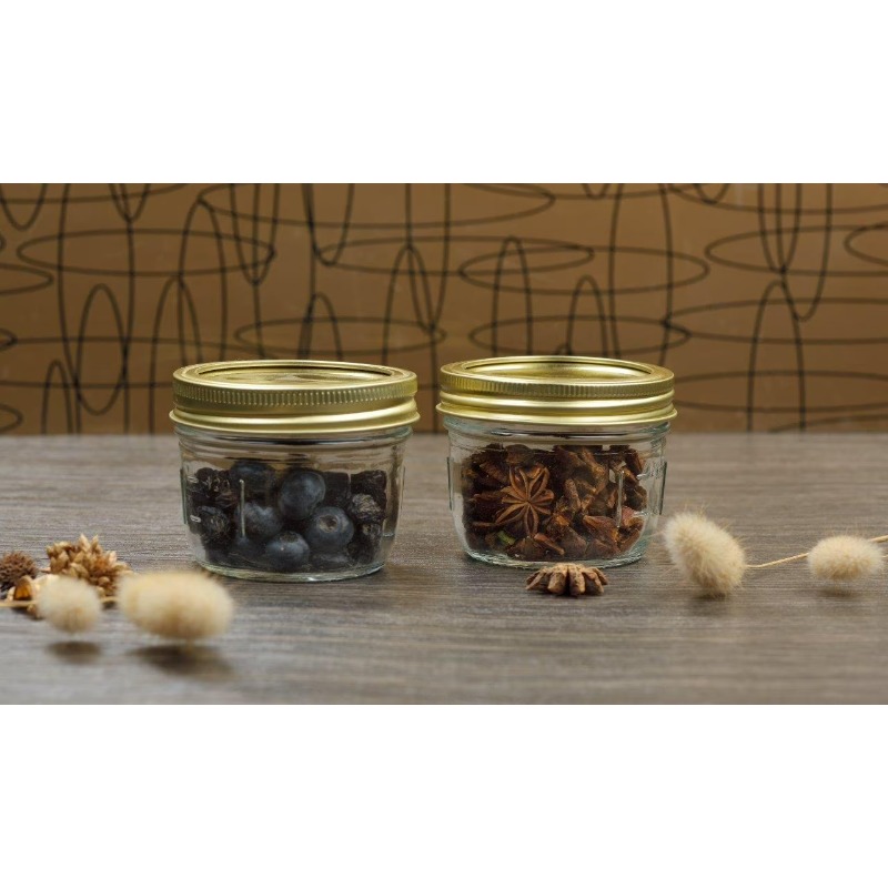 Frascos de Vidro Mason de 8 oz - Mason Jar 8Oz avaliação e preço
