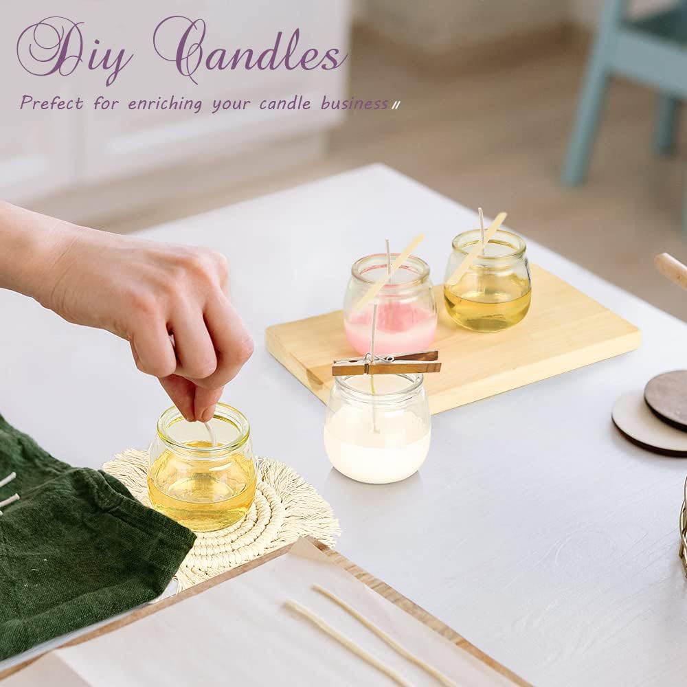 Frascos de vela vazios de 200m - Candle Supplies Glass Jars avaliação e preço