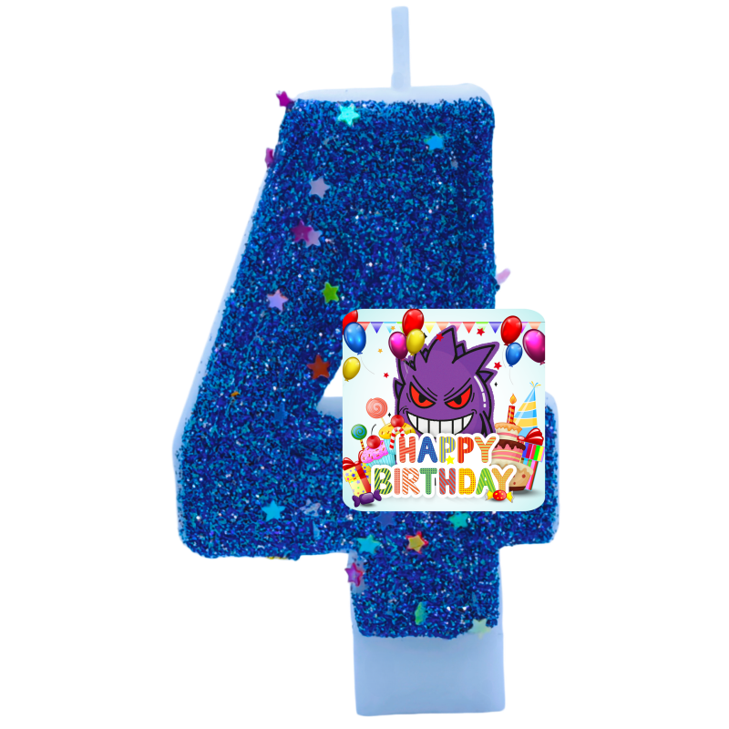 Velas Temáticas Pokémon Gengar - Zebra Candle Supplies avaliação e preço