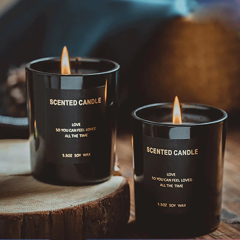 100% natural cera de soja vela - Candle Supplies Glass Jars avaliação e preço