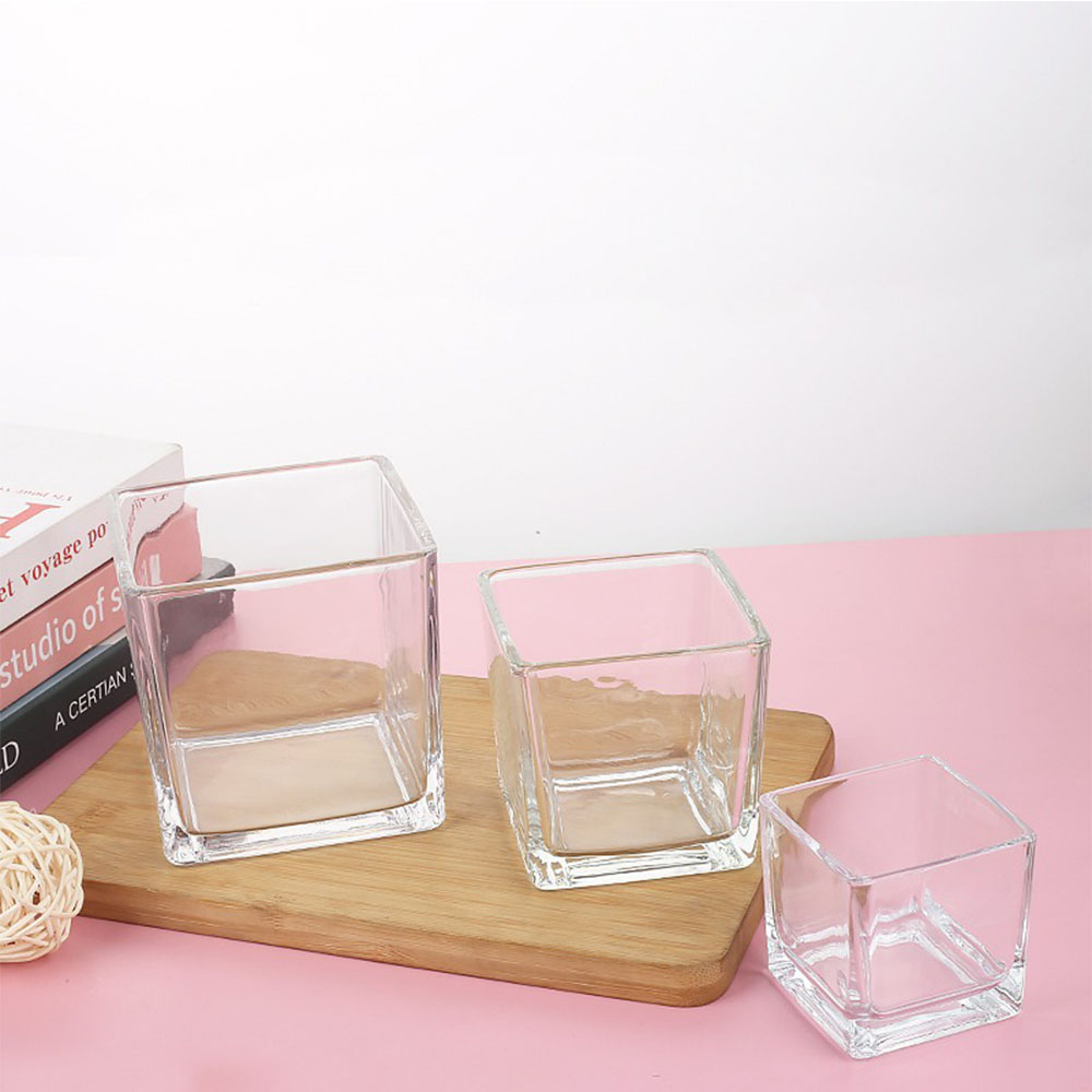 Geometria quadrado castiçal in - Candle Supplies Glass Jars avaliação e preço
