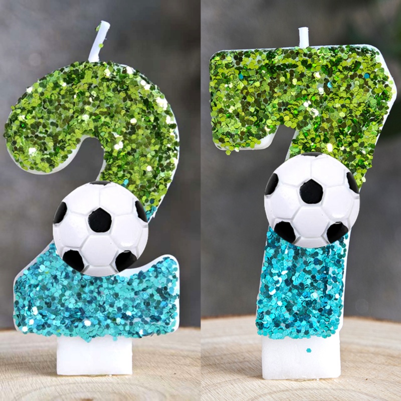 Velas de futebol número 0-9 ve - Zebra Candle Supplies avaliação e preço