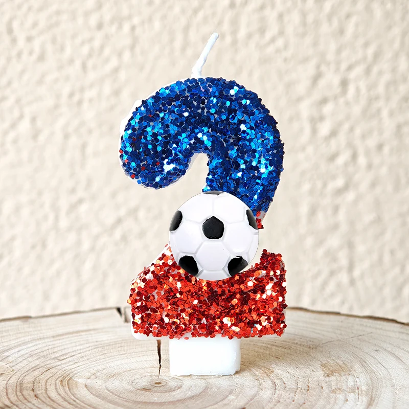 Velas de futebol número 0-9 ve - Zebra Candle Supplies avaliação e preço